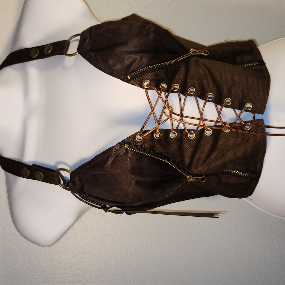 Authentic Punk Rave for Moody Moon Baby corset style top